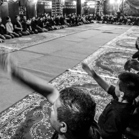 سوگواره پنجم-عکس 16-یوسف قاسمی-جلسه هیأت فضای بیرونی