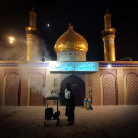 دهمین سوگواره عاشورایی عکس هیأت-محمد  آهنگر-مجالس احیای امراهل‌البیت علیهم‌السلام تک عکس-موبایلی