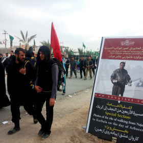 سوگواره سوم-عکس 18-محمد حسین کلهر-پیاده روی اربعین از نجف تا کربلا