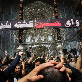 دوازدهمین سوگواره عاشورایی عکس هیأت-حمید عابدی-بخش اصلی روایت هیأت-تک عکس-آیین های عزاداری