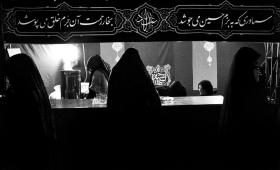 سوگواره چهارم-عکس 30-فرشته ادب جو-جلسه هیأت فضای بیرونی